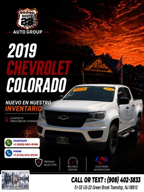 Used 2019 Chevrolet Colorado in Green Brook Township, New Jersey | Route 22 Auto Group. Green Brook Township, New Jersey