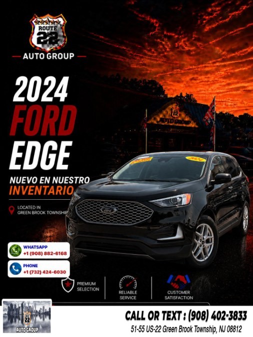 Used 2024 Ford Edge in Green Brook Township, New Jersey | Route 22 Auto Group. Green Brook Township, New Jersey