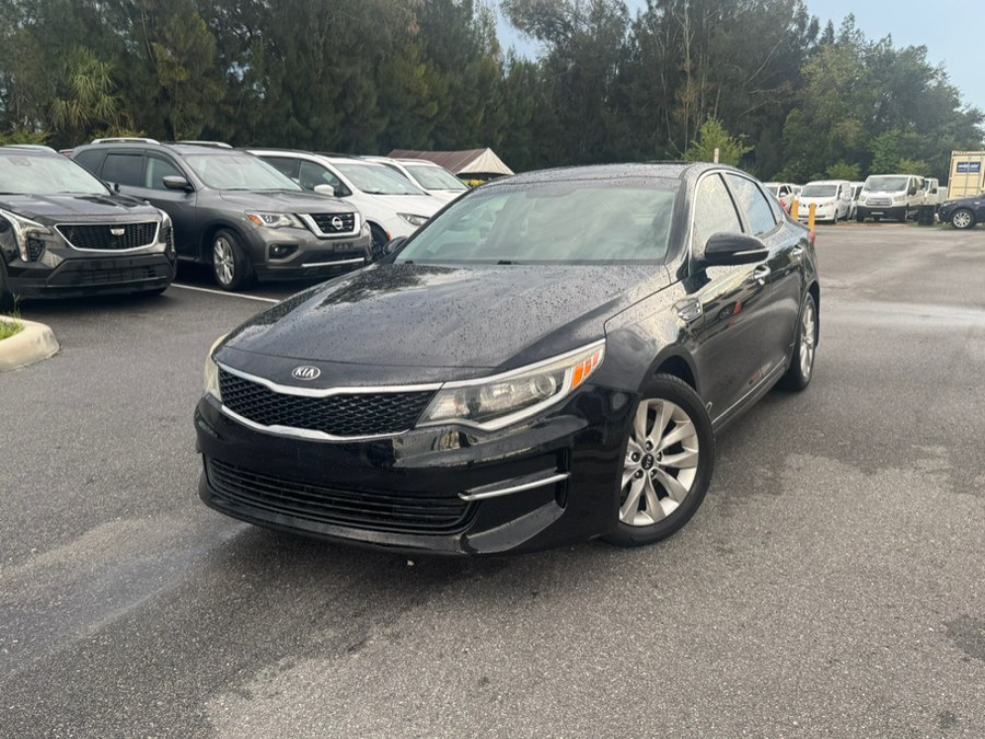 Aurora Black 2018 Kia Optima Sedan Front-Wheel Drive Automatic
