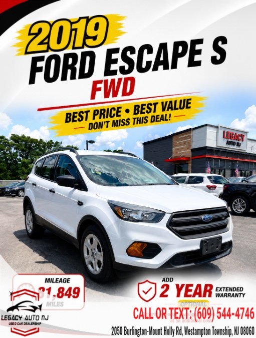 Used 2019 Ford Escape in Westampton Township, New Jersey | Legacy Auto NJ. Westampton Township, New Jersey