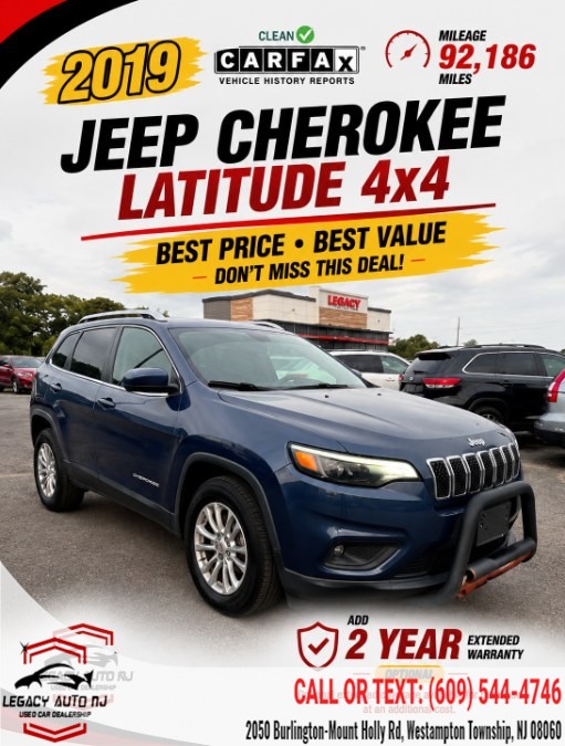 Used 2019 Jeep Cherokee in Westampton Township, New Jersey | Legacy Auto NJ. Westampton Township, New Jersey