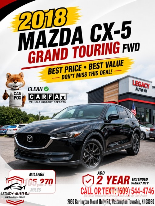 Used 2018 Mazda CX-5 in Westampton Township, New Jersey | Legacy Auto NJ. Westampton Township, New Jersey