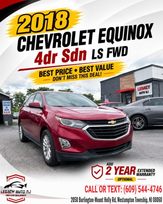 Used 2020 Chevrolet Equinox in Westampton Township, New Jersey | Legacy Auto NJ. Westampton Township, New Jersey