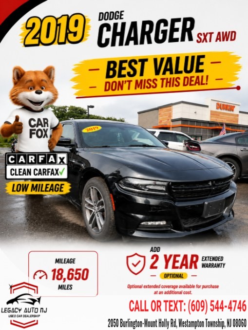 Used 2019 Dodge Charger in Westampton Township, New Jersey | Legacy Auto NJ. Westampton Township, New Jersey