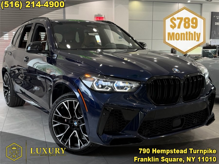 Tanzanite Blue II Metallic 2022 BMW X5 M SUV / Crossover All-Wheel Drive Automatic