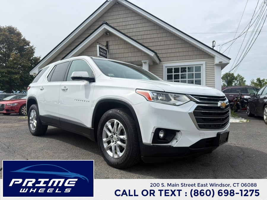 2018 Chevrolet Traverse AWD 4dr LT Cloth w/1LT, available for sale in East Windsor, Connecticut | Prime Wheels. East Windsor, Connecticut