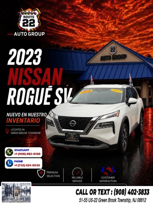 Used 2023 Nissan Rogue in Green Brook Township, New Jersey | Route 22 Auto Group. Green Brook Township, New Jersey