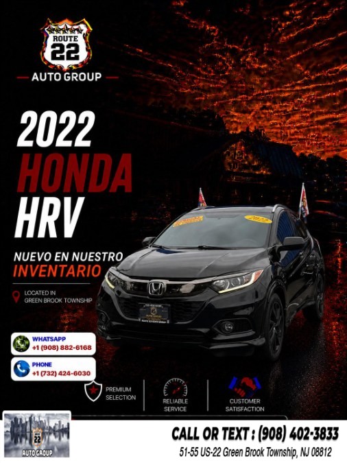 Used 2022 Honda HR-V in Green Brook Township, New Jersey | Route 22 Auto Group. Green Brook Township, New Jersey