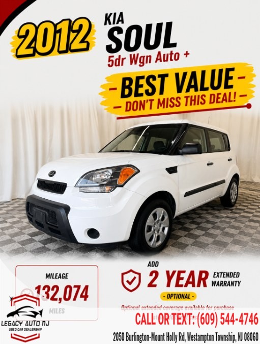 Used 2012 Kia Soul in Westampton Township, New Jersey | Legacy Auto NJ. Westampton Township, New Jersey