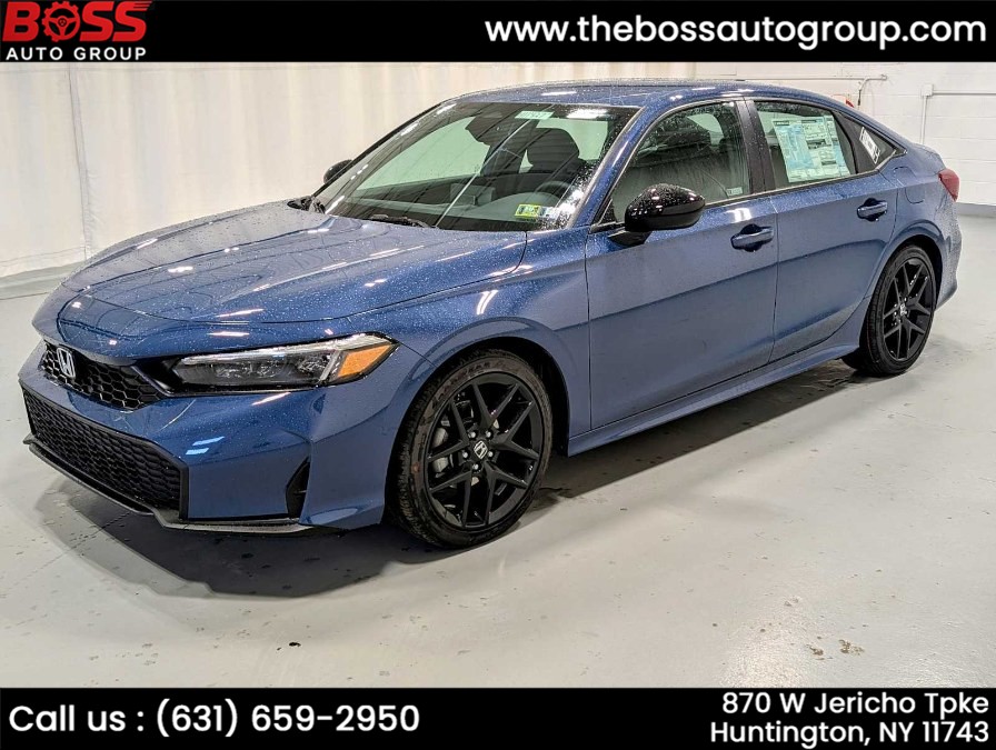 New 2026 Honda Civic Sedan Sport in Huntington, New York | The Boss Auto Group. Huntington, New York