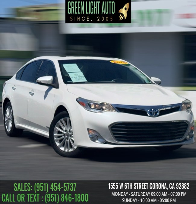 Used 2014 Toyota Avalon Hybrid in Corona, California | Green Light Auto. Corona, California