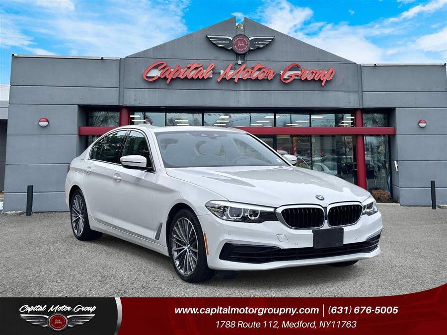 White 2019 BMW 5 Series Sedan All-Wheel Drive Automatic
