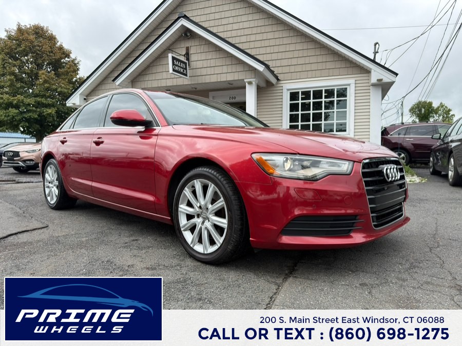 2015 Audi A6 4dr Sdn quattro 2.0T Premium Plus, available for sale in East Windsor, Connecticut | Prime Wheels. East Windsor, Connecticut