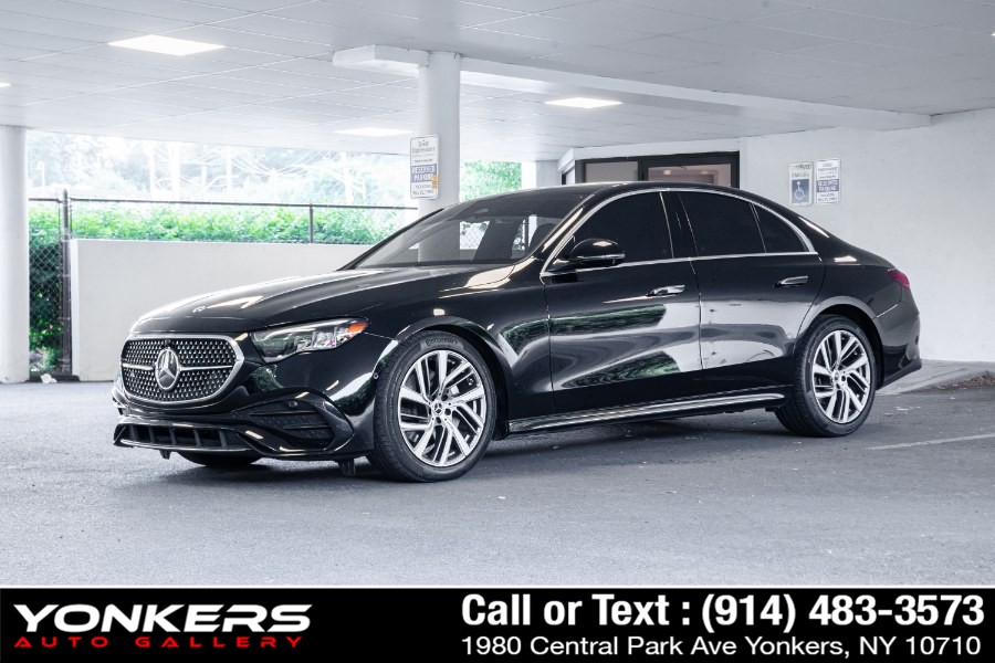 Black 2025 Mercedes-Benz E-Class Sedan All-Wheel Drive Automatic