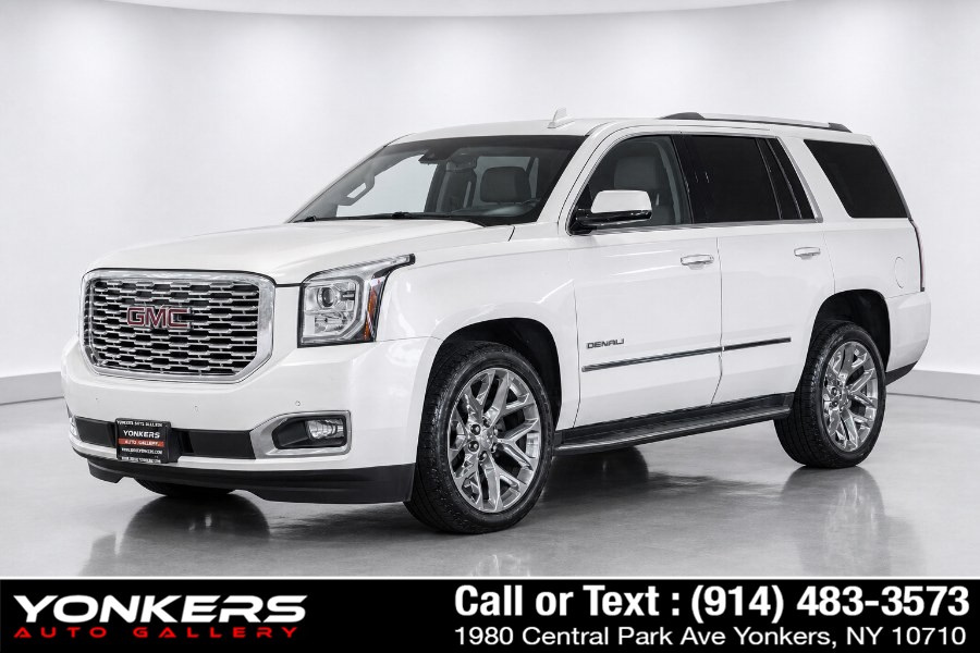 White Frost Tricoat 2020 GMC Yukon SUV / Crossover Four-Wheel Drive Automatic
