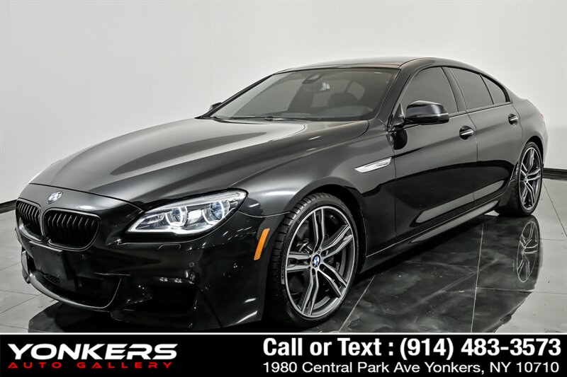 Black Sapphire Metallic 2018 BMW 6 Series Sedan Rear-Wheel Drive Automatic
