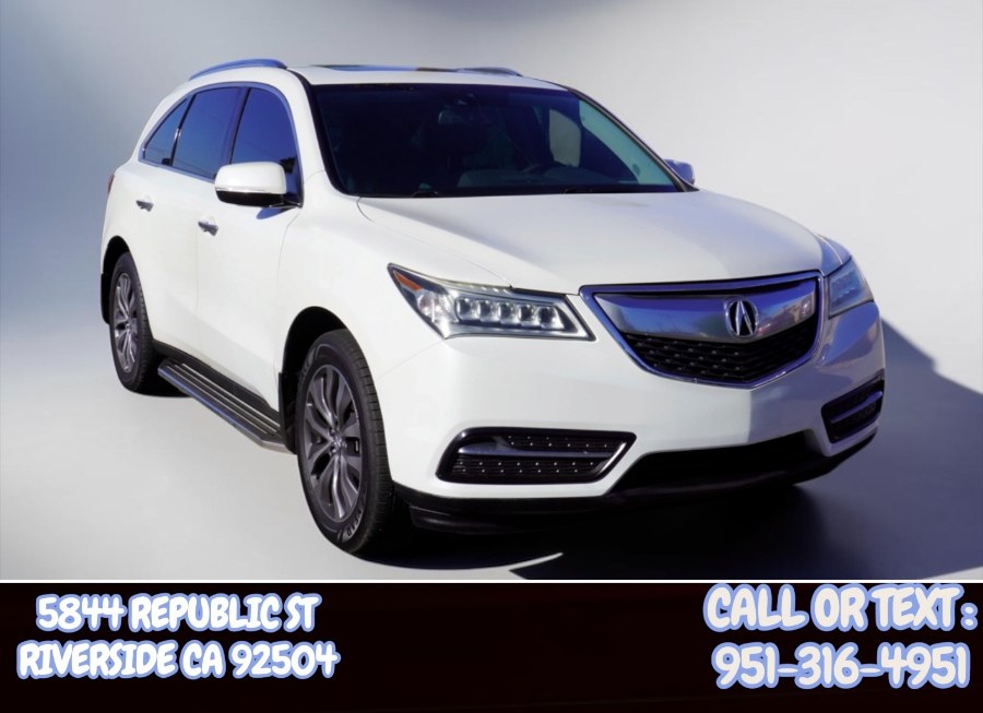 Used 2015 Acura MDX Tech Pkg in Riverside, California | Big Timin Motors LLC. Riverside, California