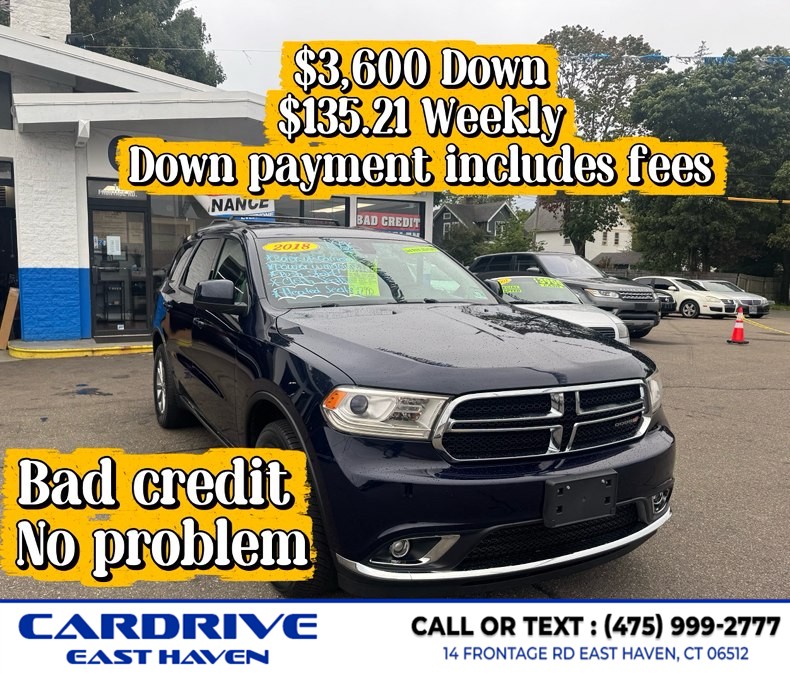 Used 2018 Dodge Durango in East Haven, Connecticut | Cardrive Auto Group 5 LLC. East Haven, Connecticut