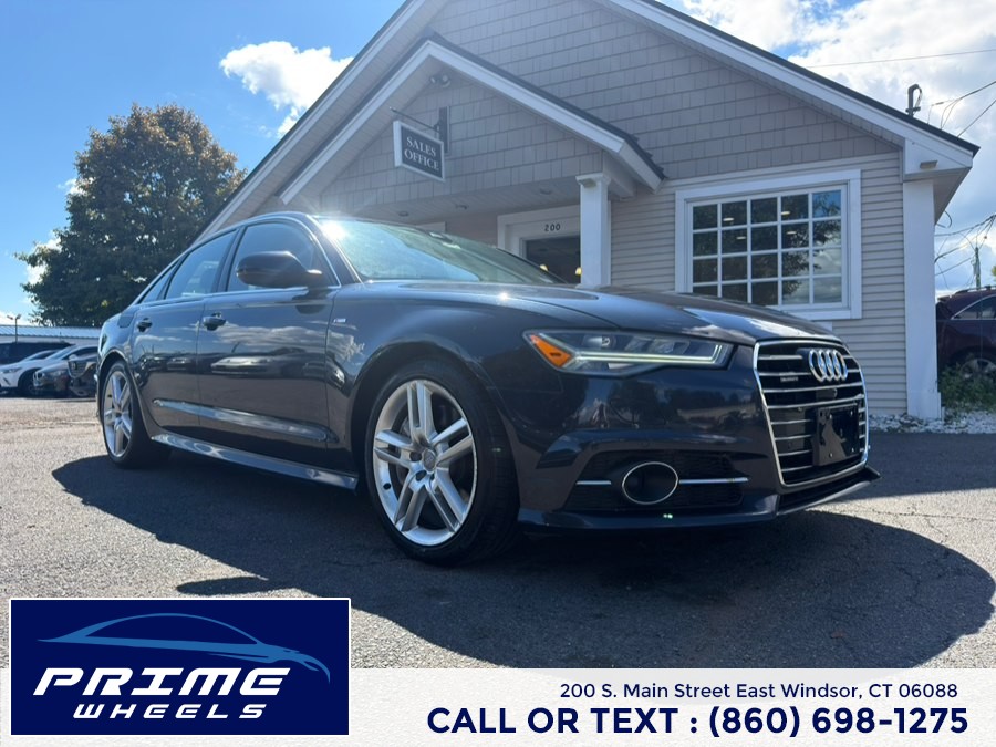 2016 Audi A6 4dr Sdn quattro 2.0T Premium Plus, available for sale in East Windsor, Connecticut | Prime Wheels. East Windsor, Connecticut