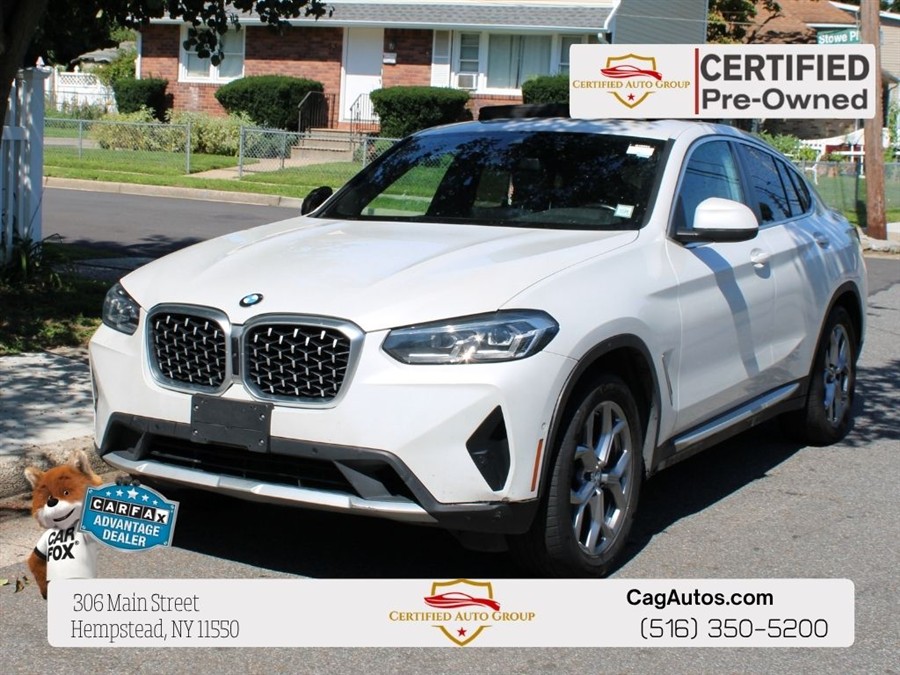 White Metallic 2024 BMW X4 SUV / Crossover All-Wheel Drive Automatic