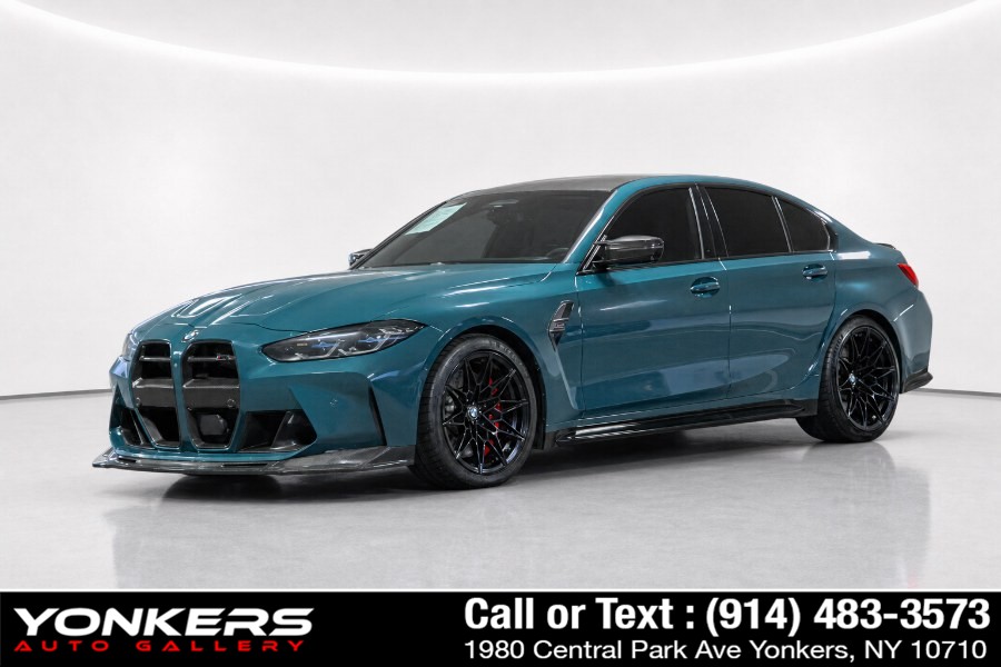 Alpine White 2023 BMW M3 Sedan All-Wheel Drive Automatic