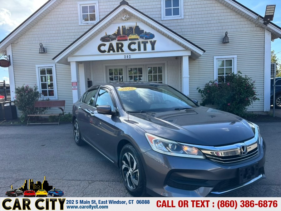 2016 Honda Accord Sedan 4dr I4 CVT LX, available for sale in East Windsor, Connecticut | Car City LLC. East Windsor, Connecticut