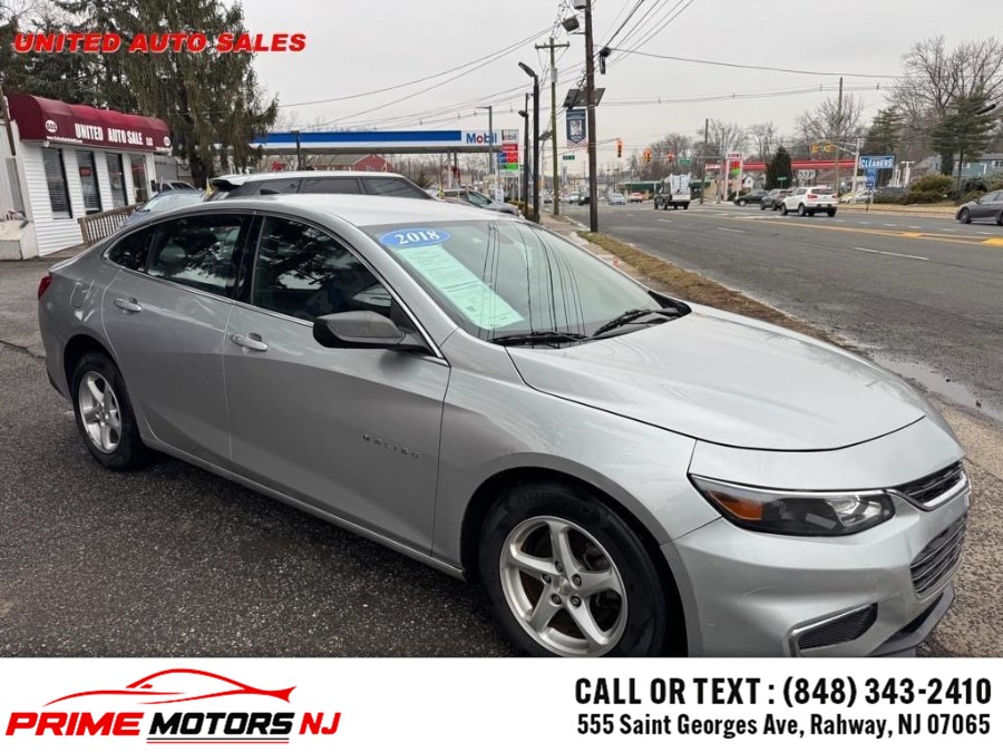 Used Chevrolet Malibu 4dr Sdn LS w/1LS 2018 | Prime Motors NJ. RAHWAY, New Jersey