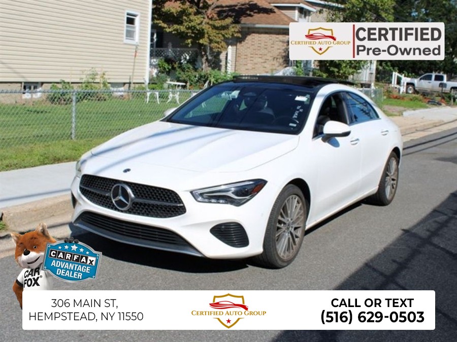 Used 2025 Mercedes-benz Cla in Hempstead, New York | Certified Auto Group. Hempstead, New York