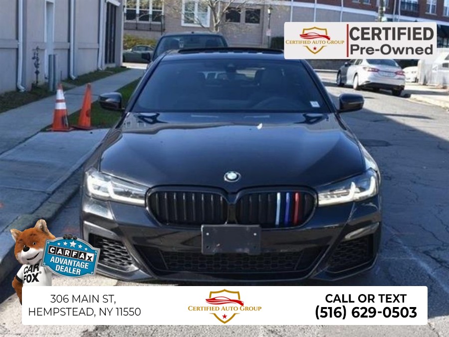 Used 2021 BMW 5 Series in Hempstead, New York | Certified Automotive Group. Hempstead, New York