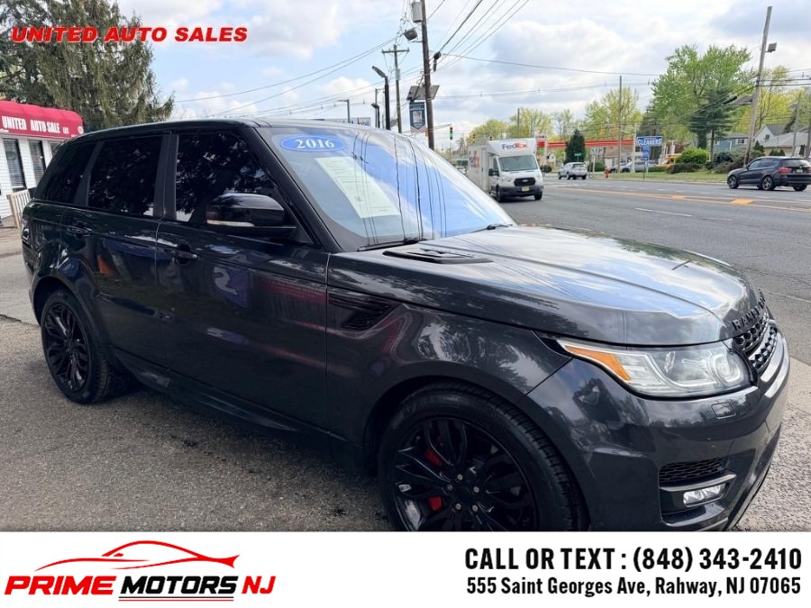 Used Land Rover Range Rover Sport 4WD 4dr V8 2016 | Prime Motors NJ. RAHWAY, New Jersey