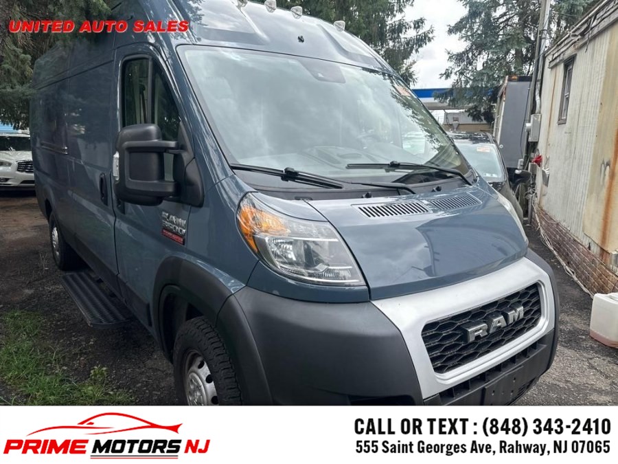 Used Ram ProMaster Cargo Van 3500 High Roof 159" WB EXT 2021 | Prime Motors NJ. RAHWAY, New Jersey