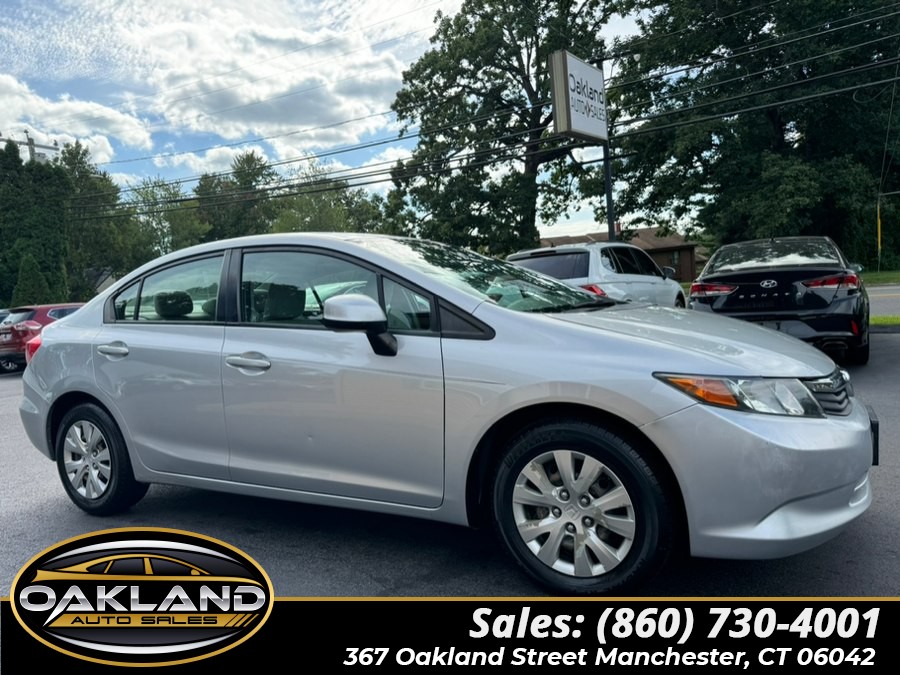 Used 2012 Honda Civic Sdn in Manchester, Connecticut | Oakland Auto Sales. Manchester, Connecticut