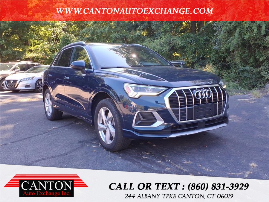 2020 Audi Q3 quattro Premium Plus 45 TFSI, available for sale in Canton, Connecticut | Canton Auto Exchange. Canton, Connecticut