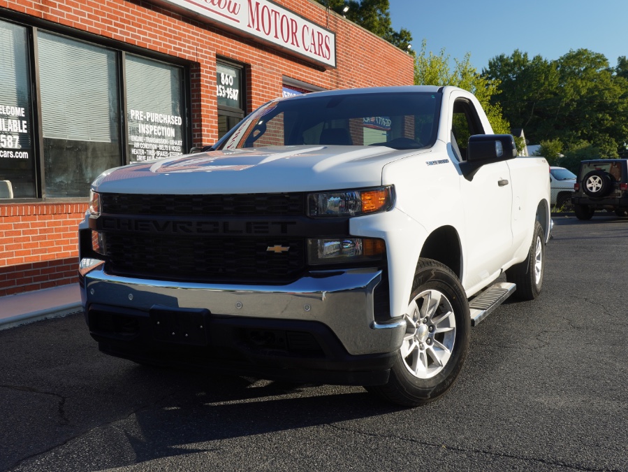 White 2021 Chevrolet Silverado 1500 Pickup Truck Four-Wheel Drive Automatic