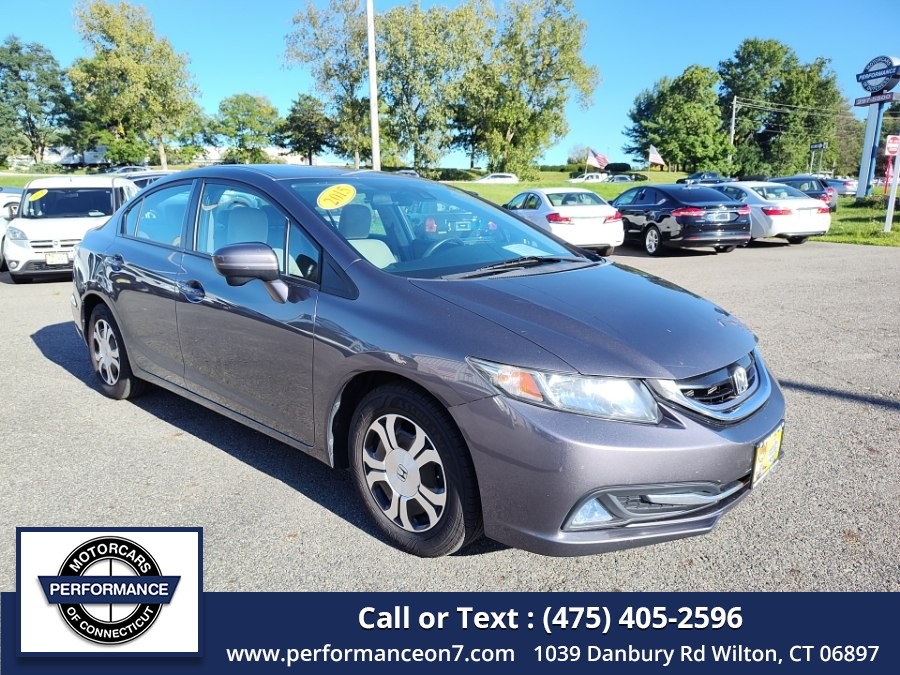 Used 2015 Honda Civic Hybrid in Wilton, Connecticut | Performance Motor Cars Of Connecticut LLC. Wilton, Connecticut