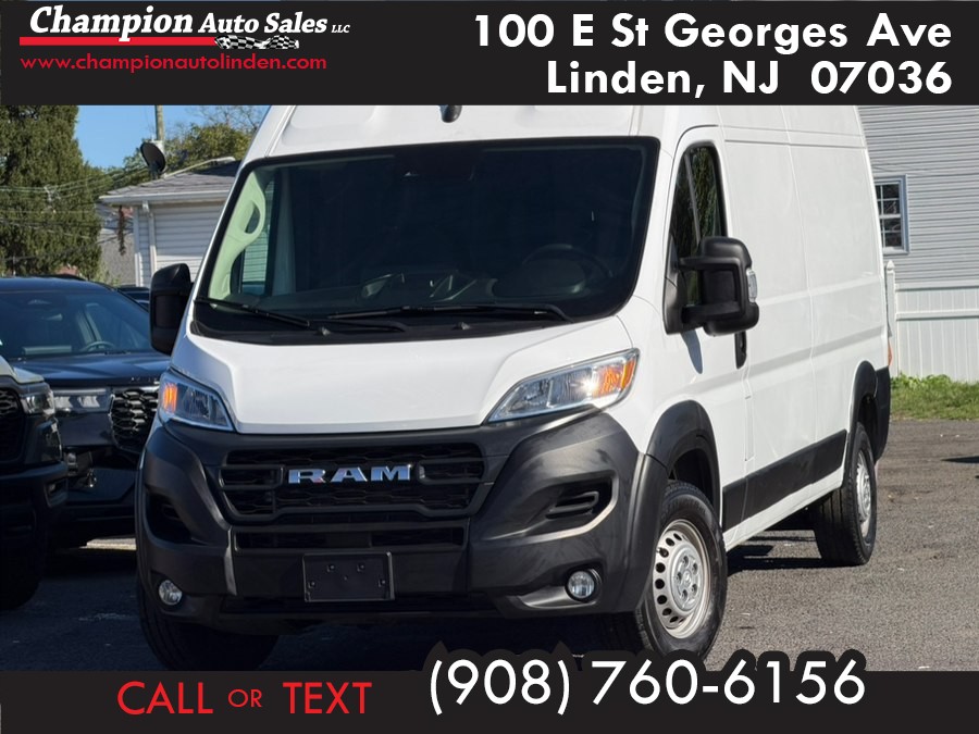 2025 Ram ProMaster Cargo Van Tradesman 2500 High Roof 159" WB w/Pass Seat, available for sale in Linden, New Jersey | Champion Auto Sales. Linden, New Jersey