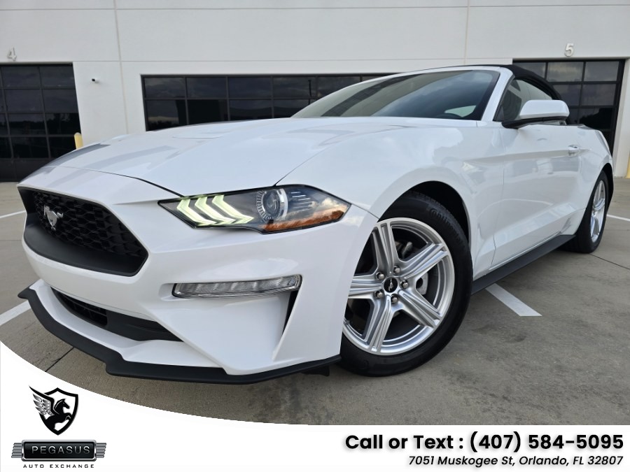 2022 Ford Mustang EcoBoost Premium Convertible, available for sale in Orlando, Florida | Pegasus Auto Exchange. Orlando, Florida