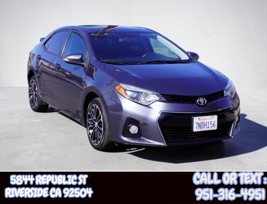 Used 2015 Toyota Corolla Sport Premium in Riverside, California | Big Timin Motors LLC. Riverside, California