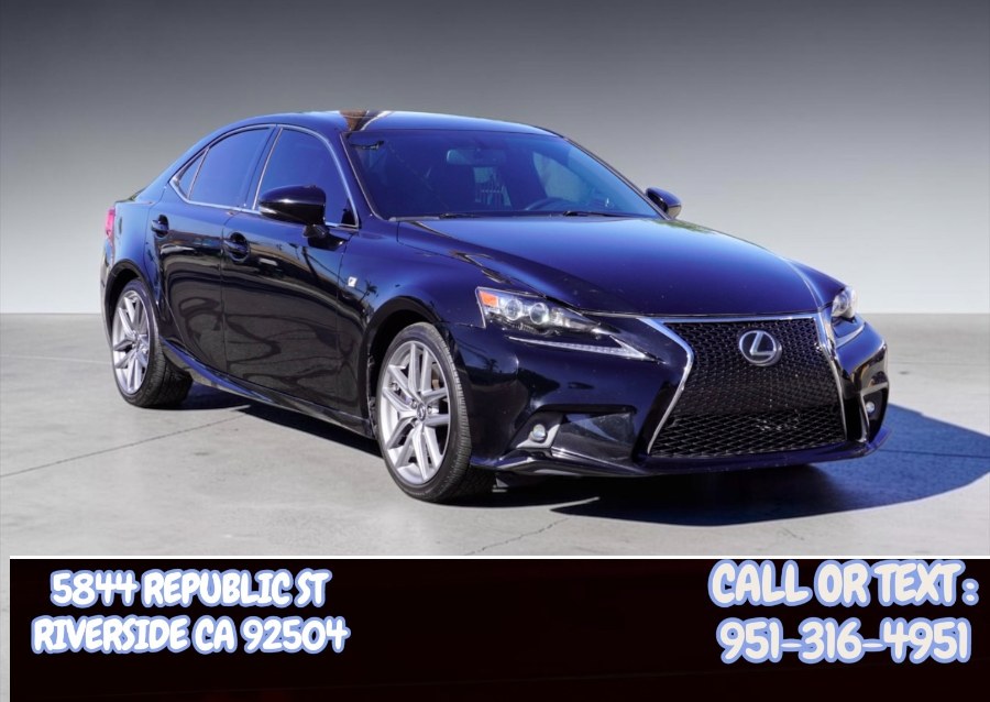 Used 2015 Lexus IS 350 F SPORT (AWD) in Riverside, California | Big Timin Motors LLC. Riverside, California