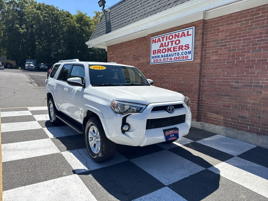 White (Blizzard Pearl) 2018 Toyota 4Runner SUV / Crossover Four-Wheel Drive Automatic