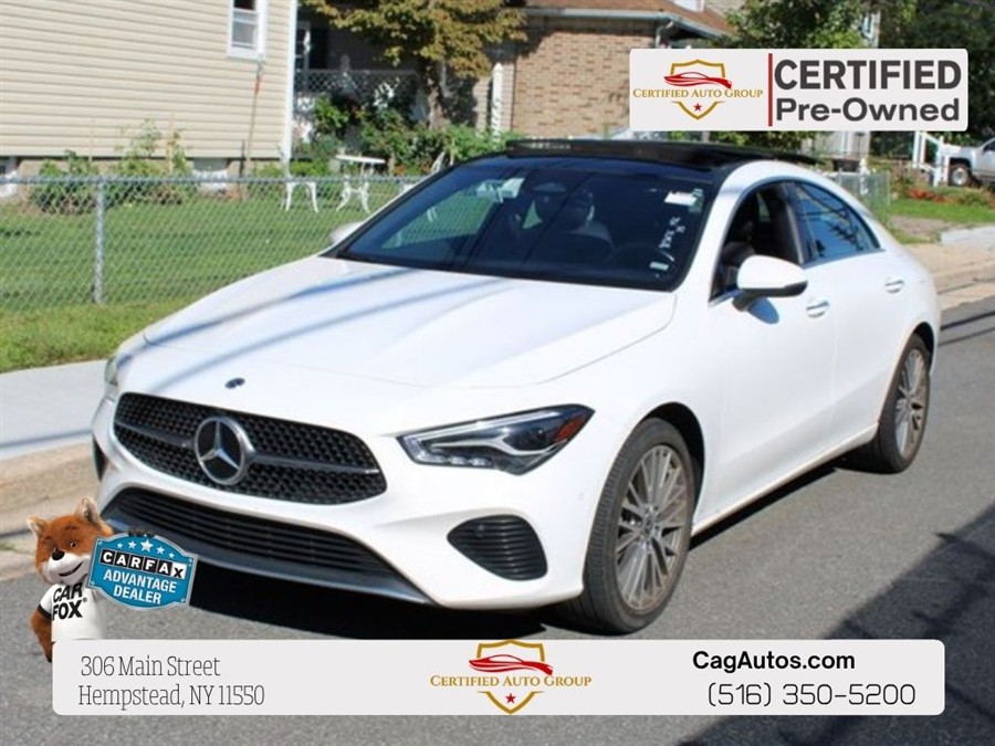 Polar White 2025 Mercedes-Benz CLA Coupe Front-Wheel Drive Automatic
