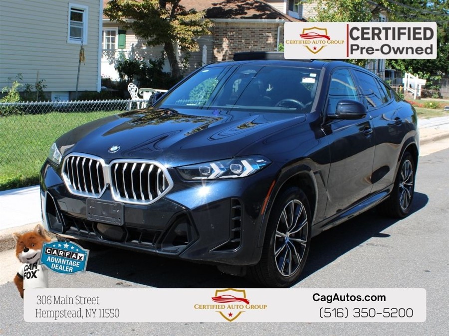 Carbon Black Metallic 2025 BMW X6 SUV / Crossover All-Wheel Drive Automatic