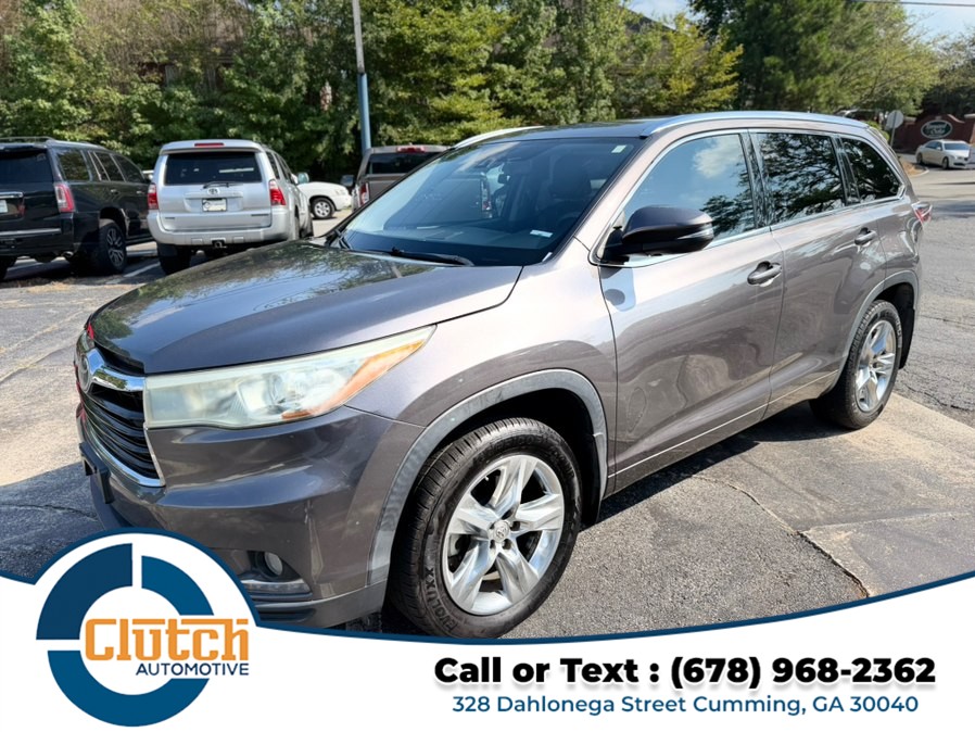 2015 Toyota Highlander FWD 4dr V6 Limited (Natl), available for sale in Cumming, Georgia | Clutch Automotive. Cumming, Georgia