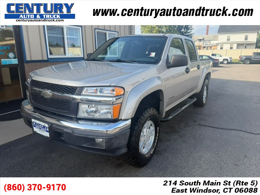 2004 Chevrolet Colorado Crew Cab 126.0" WB 4WD 1SE LS Z71, available for sale in East Windsor, Connecticut | Century Auto And Truck. East Windsor, Connecticut