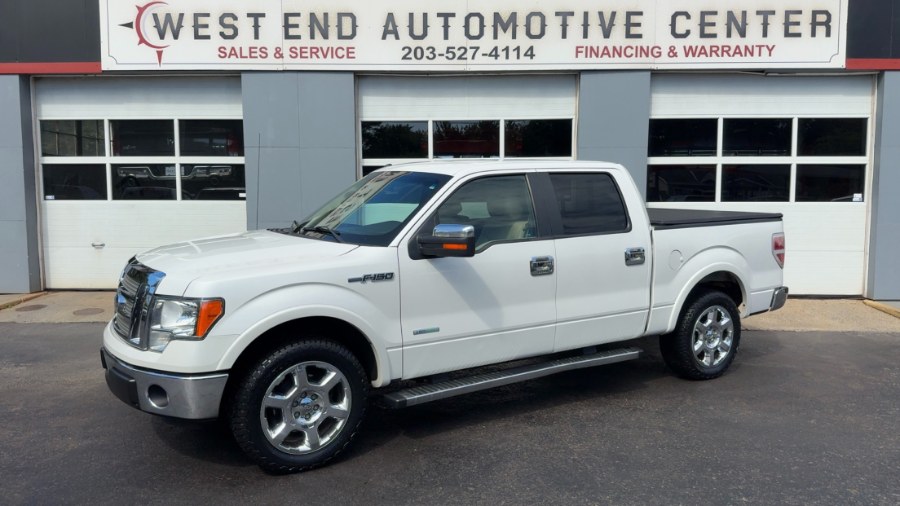 2012 Ford F-150 2WD SuperCrew 145" Lariat, available for sale in Waterbury, Connecticut | West End Automotive Center. Waterbury, Connecticut