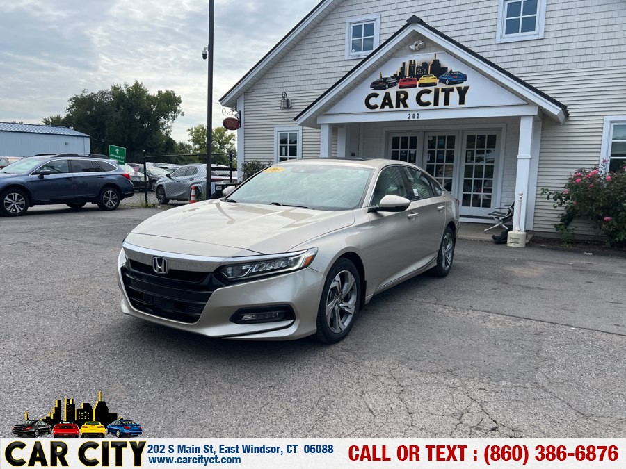 2018 Honda Accord Sedan EX-L 1.5T CVT, available for sale in East Windsor, Connecticut | Car City LLC. East Windsor, Connecticut