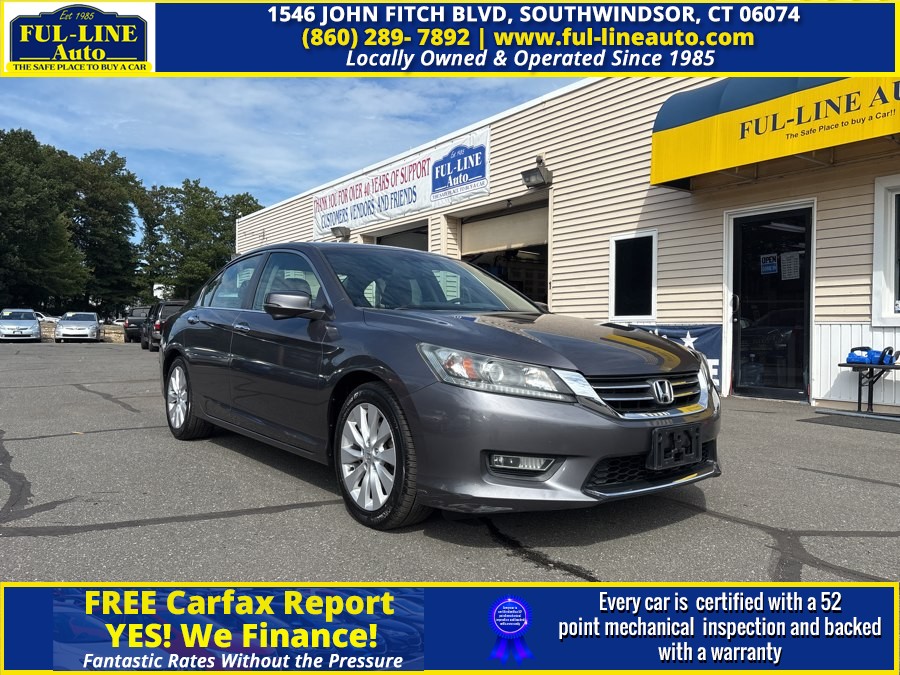 2013 Honda Accord Sedan 4dr I4 CVT EX-L, available for sale in South Windsor , Connecticut | Ful-line Auto LLC. South Windsor , Connecticut