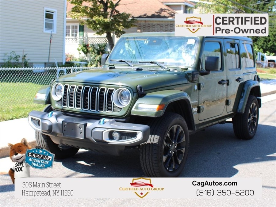 2024 Jeep Wrangler Sahara 4xe, available for sale in Valley Stream, New York | Certified Performance Motors. Valley Stream, New York