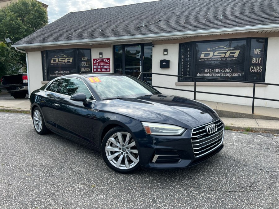 Moonlight Blue Metallic 2018 Audi A5 Coupe Automatic