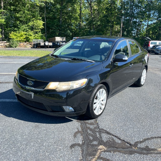 Black 2010 Kia Forte Sedan Front-Wheel Drive Automatic